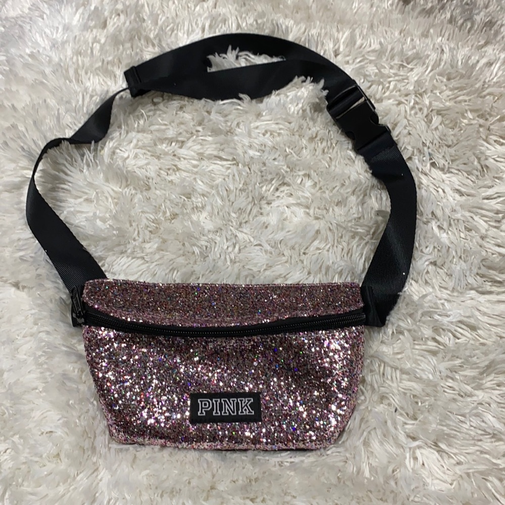 NWOT PINK Victoria’s Secret Glitter Fanny Pack